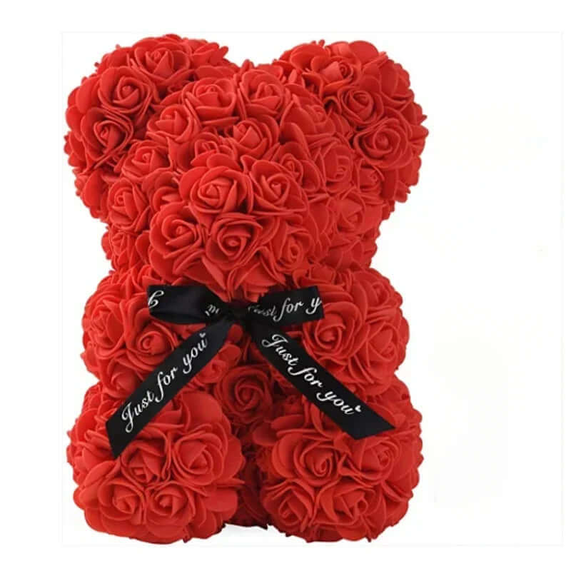 Eternal Rose Teddy Bear – A Unique Artificial Flower Giftniatures